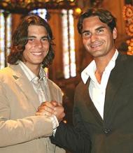 Rafael Nadal and Roger Federer in suits.jpg