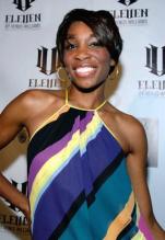 Venus Williams at her graduation party.jpg