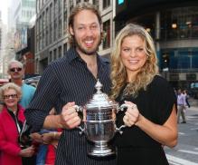 Kim Clijsters and her husband Brian Lynch in New York.JPG