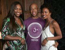 Serena Williams with Russell Simmons and Eva Pigford at CELESTIAL.jpg