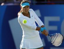 Li Na 2 handed backhand preparation.JPG