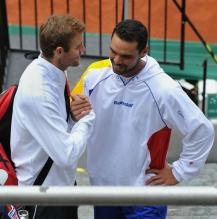 Mardy Fish shakes hands with Alejandro Falla.JPG