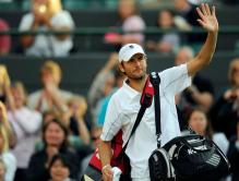 Mardy Fish waves to the crowd after losing to Rafael Nadal at 2011 Wimbledon.JPG