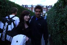 Arnaud Clement poses for a pic with a fan.jpg