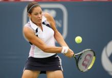 Stephanie Dubois hits a backhand.jpg
